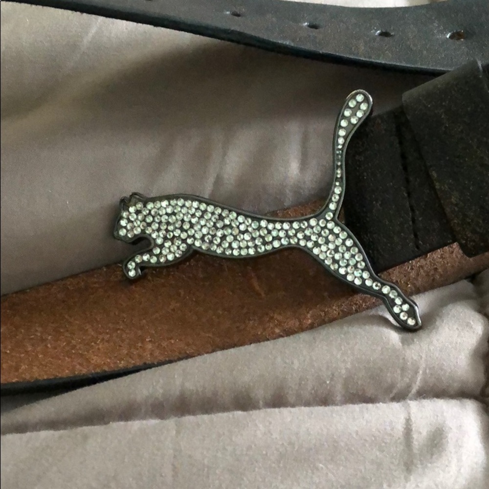 Puma Leather Belt M 85cm